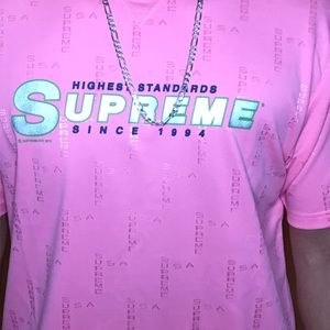 Supreme high standards Athletes shirt.